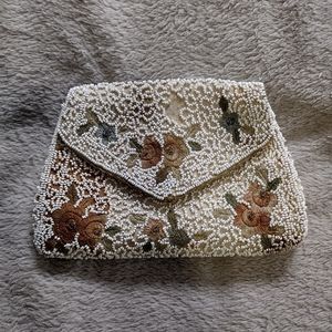 Hand beaded belt bag